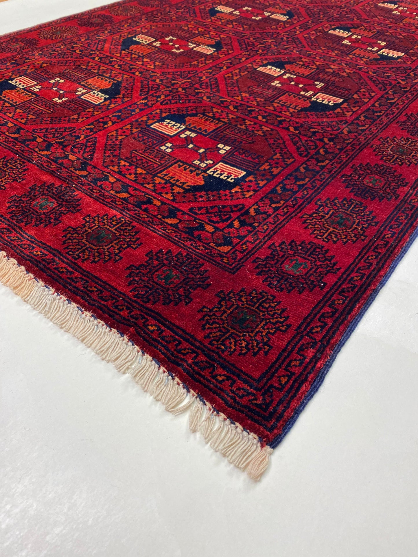 Fijne Afghaan loper 200 X 95 Cm