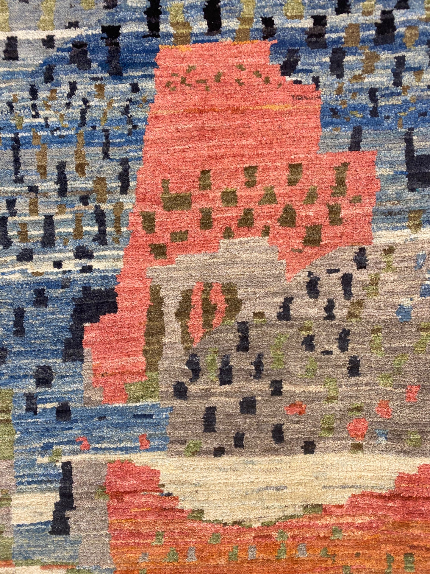 Modern Afghan Kunstwerk Vloerkleed 290 X 204 Cm
