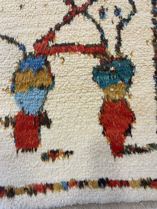Beni Ouarain Style hoogpool Vloerkleed 294 X 209 Cm