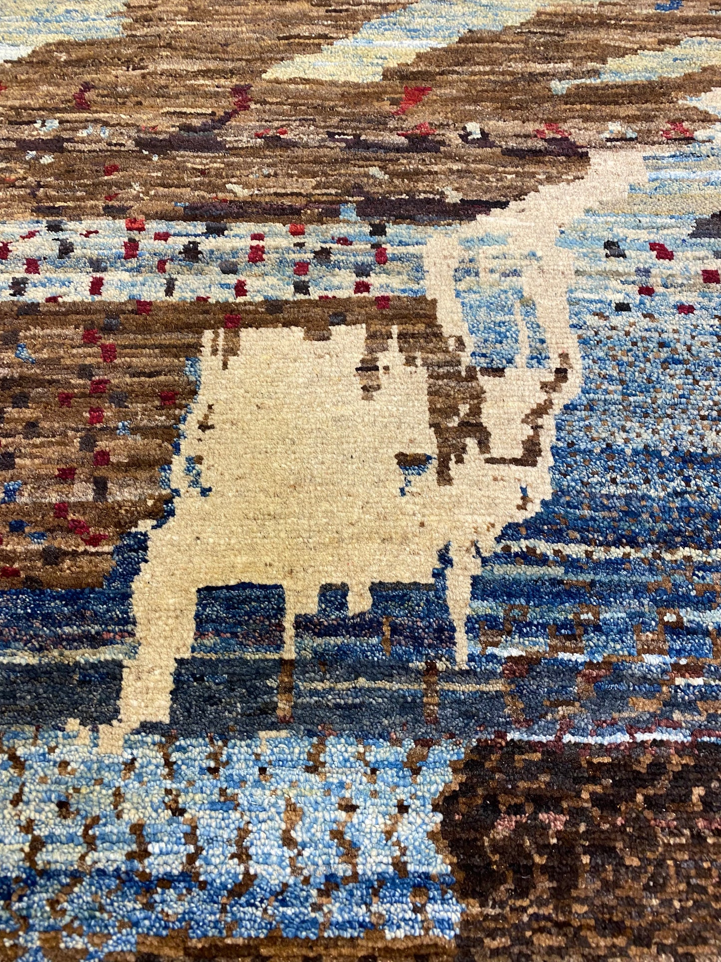 Afghan Moedrn Kunstwerk Vloerkleed 282 X 203 Cm