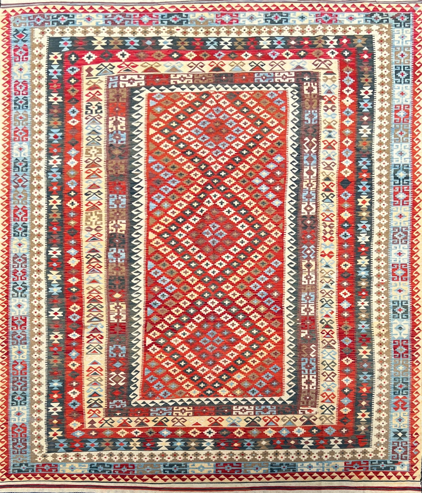Handgeweven Afghans Kelim 457 X 250 Cm
