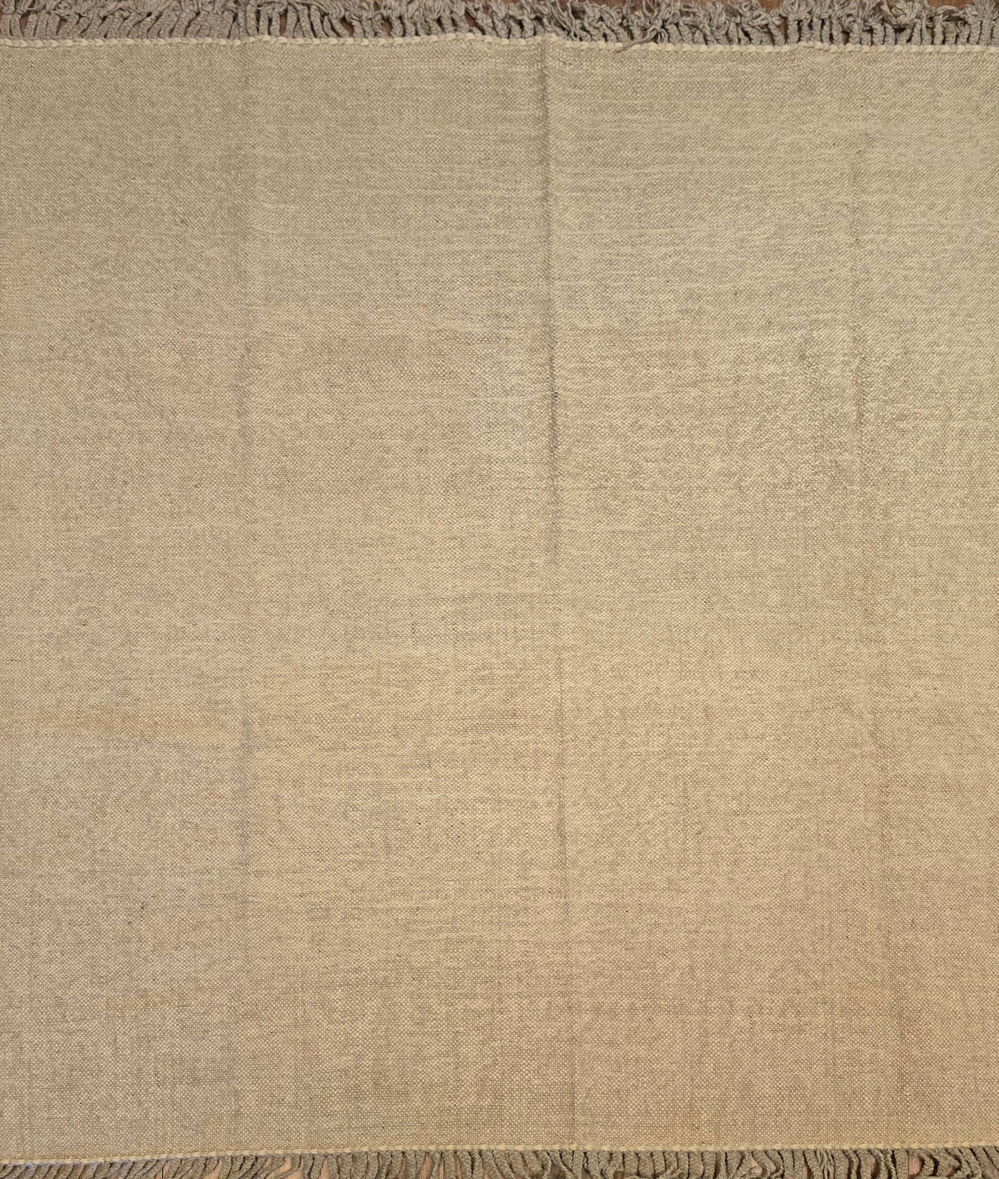Handgeweven wollen Kelim Vloerkleed maat 285 X 198 Cm
