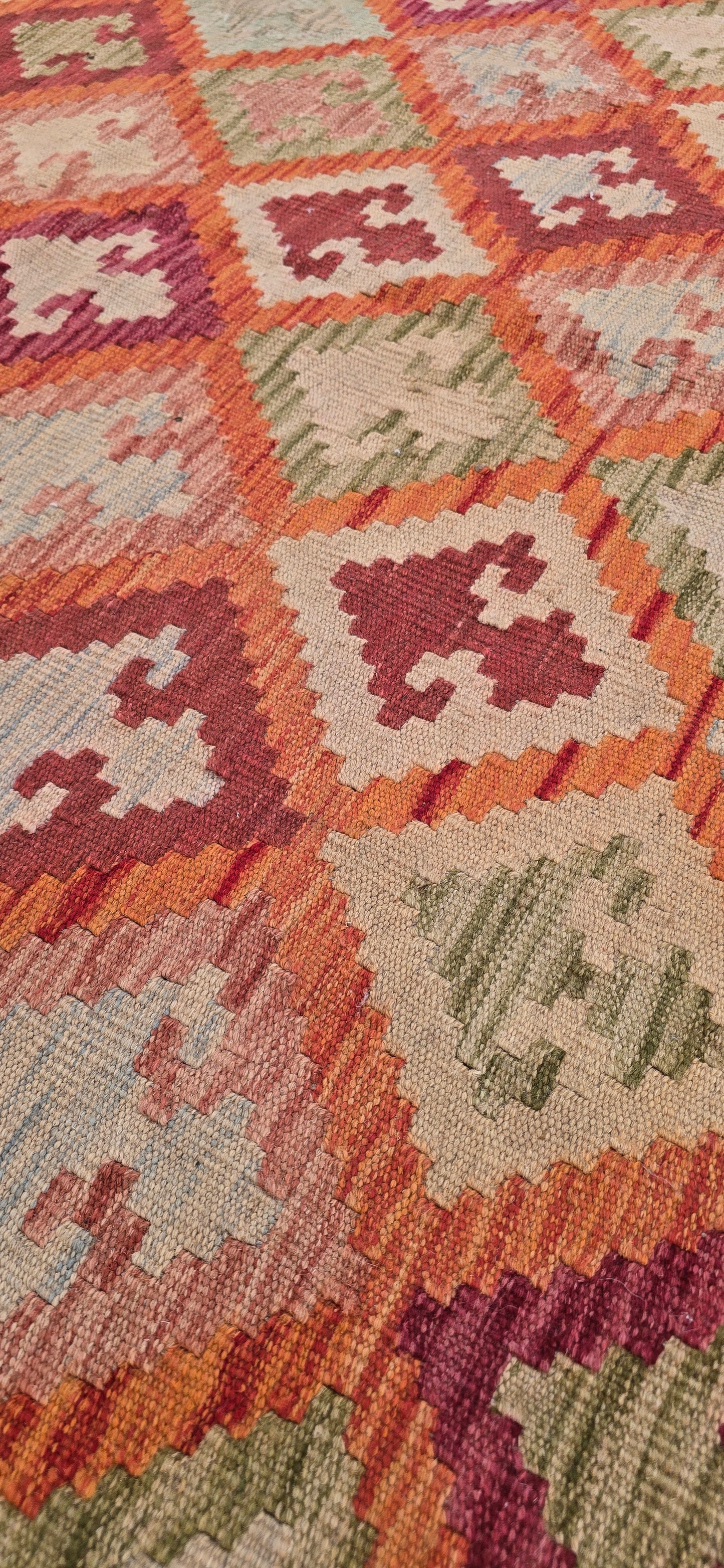 Afghaans Kelim 344 X 263 Cm