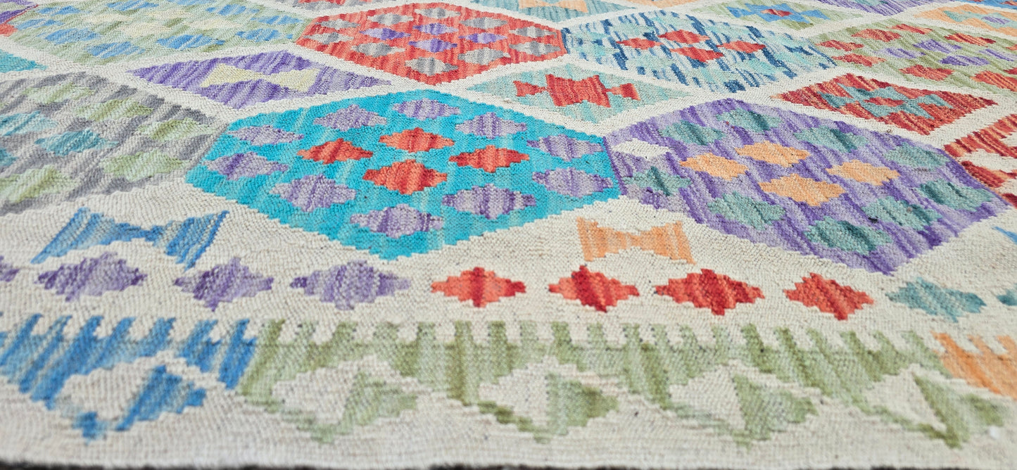 Afghaans Kelim 395 X 305 Cm