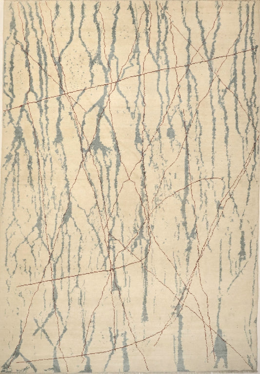 Beni Ouarain Style Laagpool Vloerkleed 292 X 206 Cm