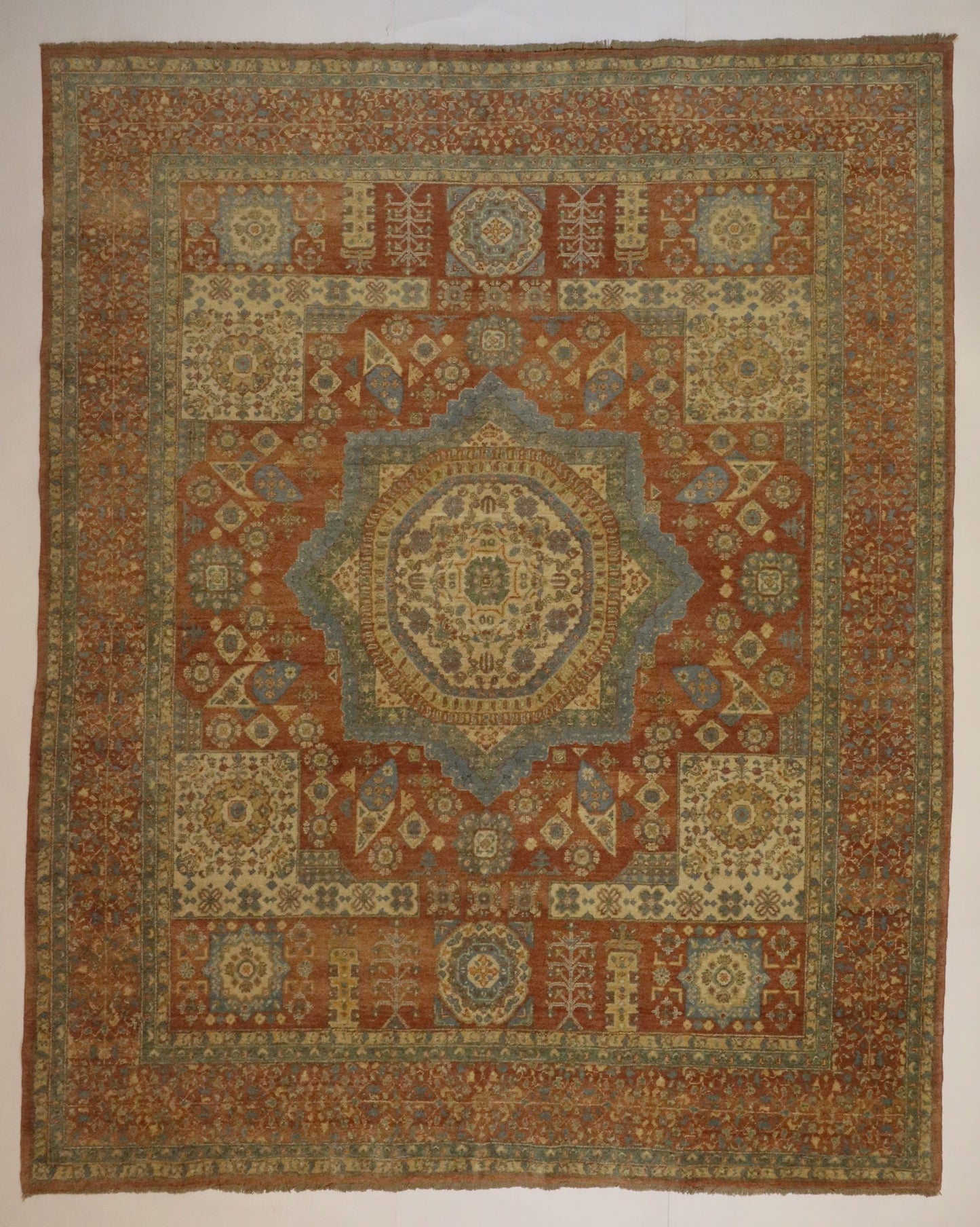 Fijne Mamluk Tapijt 305 X 248 Cm