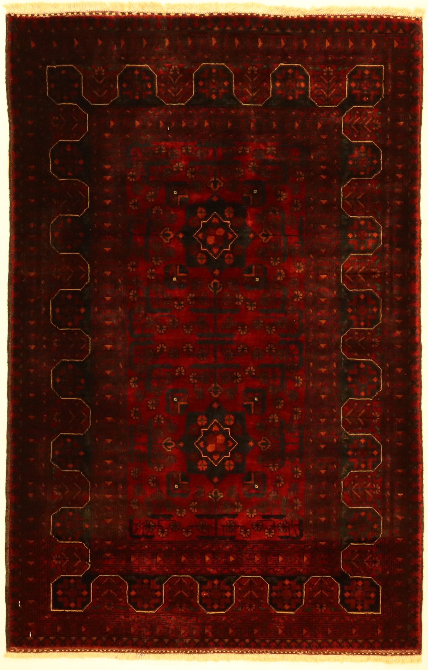 Fijne Afghan 122 X 80 Cm