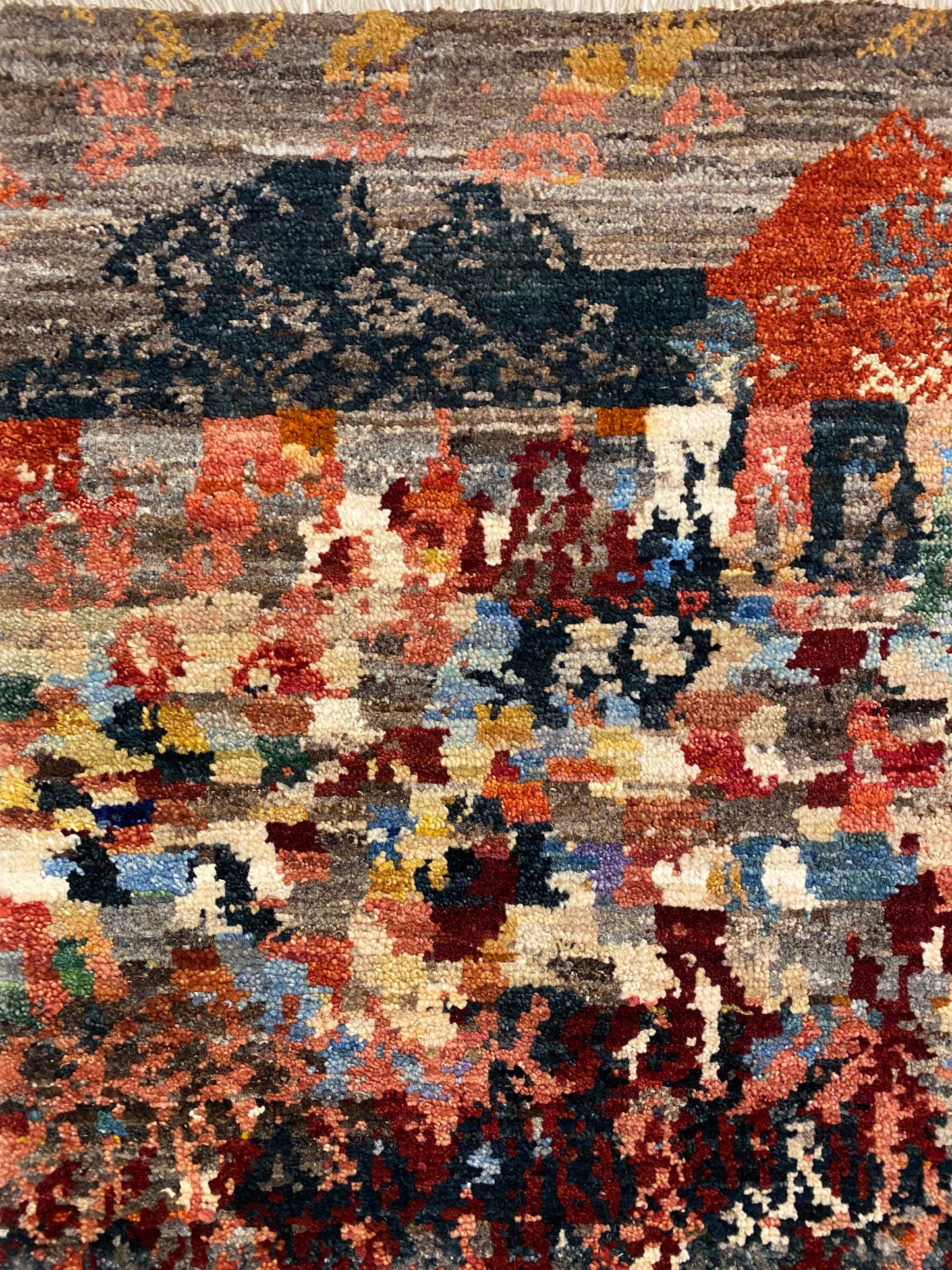 Modern Afghan Tribal Art Tapijt 295 X 245 Cm