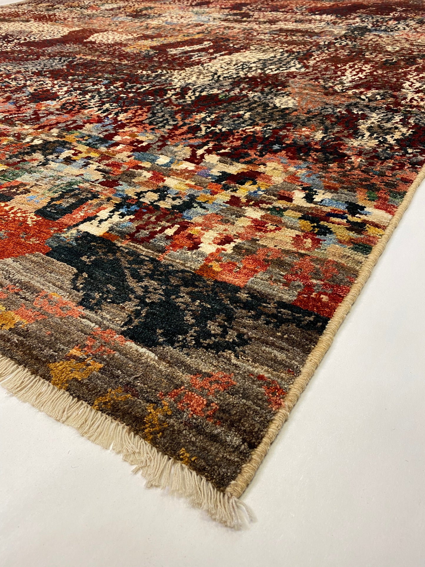 Modern Afghan Tribal Art Tapijt 295 X 245 Cm
