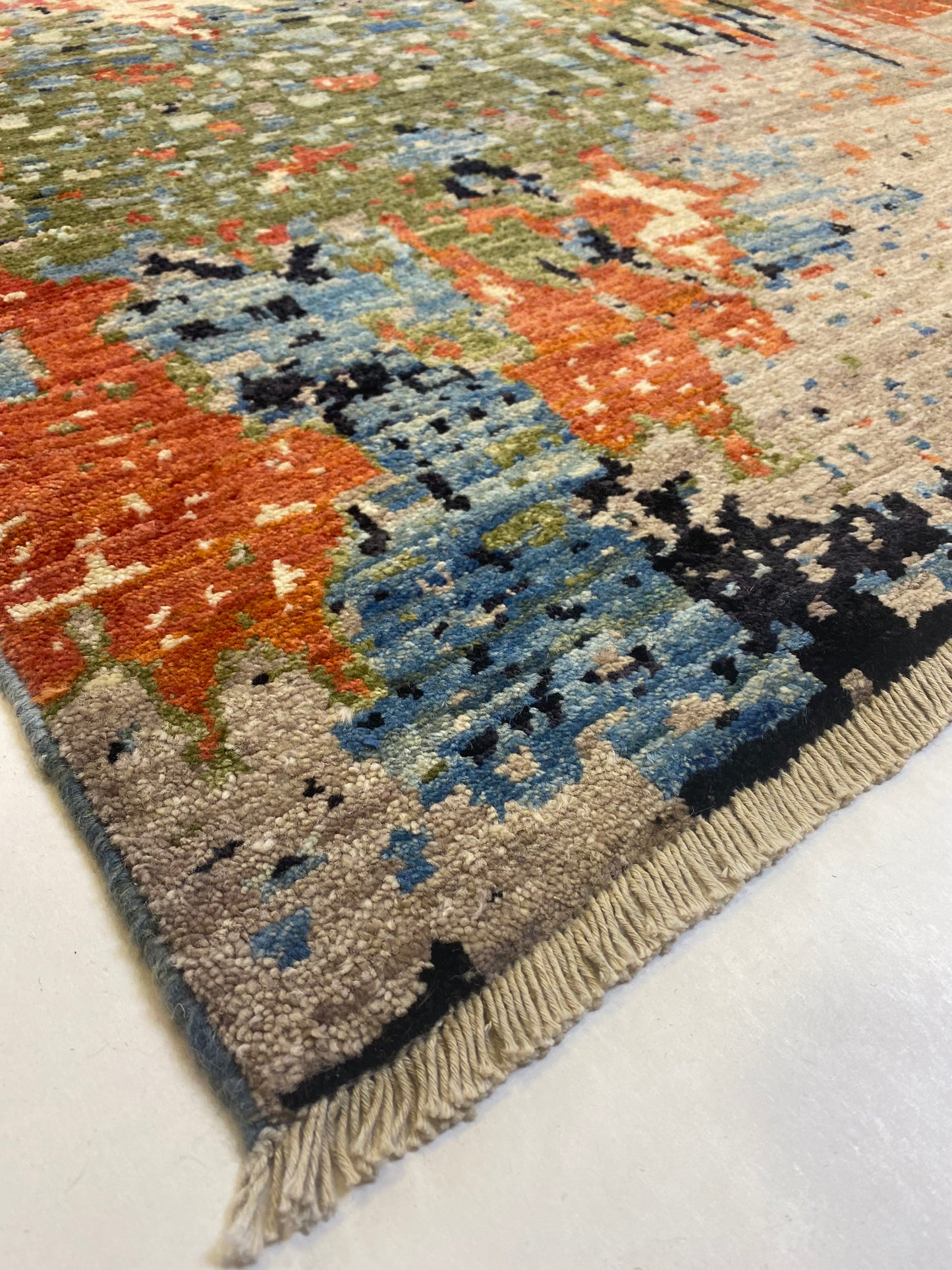 Modern Afghan Kunstwerk Vloerkleed 290 X 204 Cm