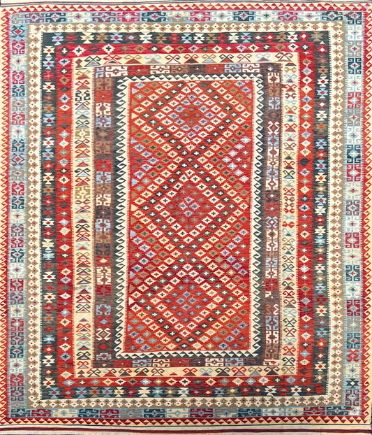 Handgeweven Afghans Kelim 457 X 250 Cm