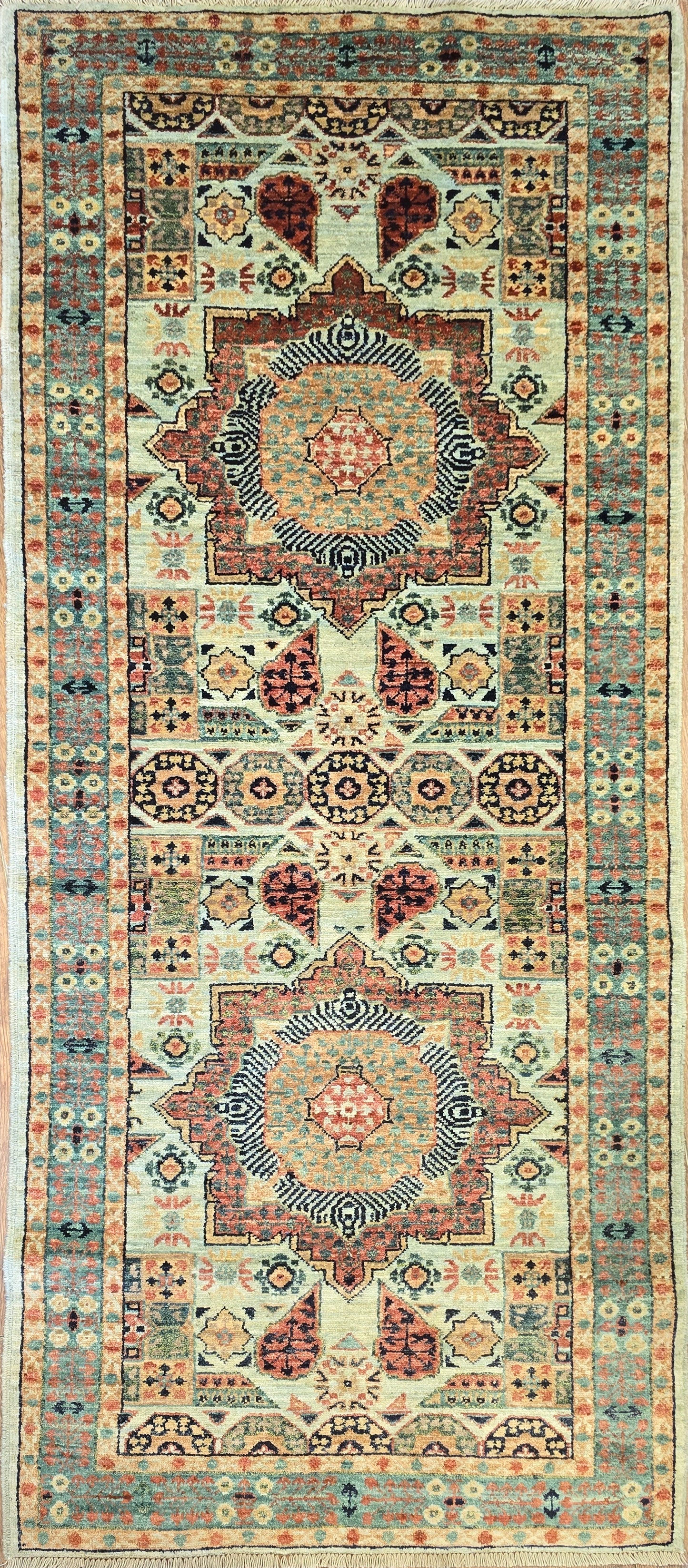 Mamluk loper 198 X 82 Cm