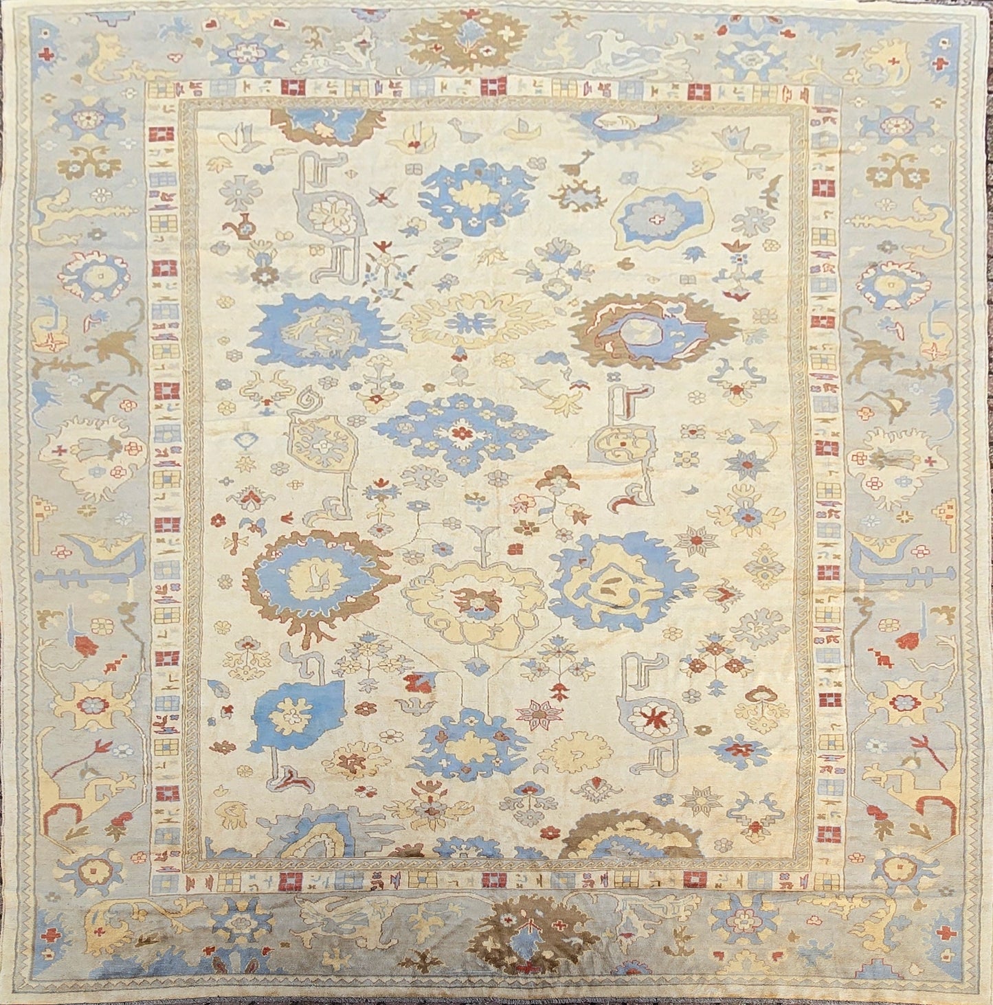 Oushak Grote Vloerkleed 460 X 358 Cm