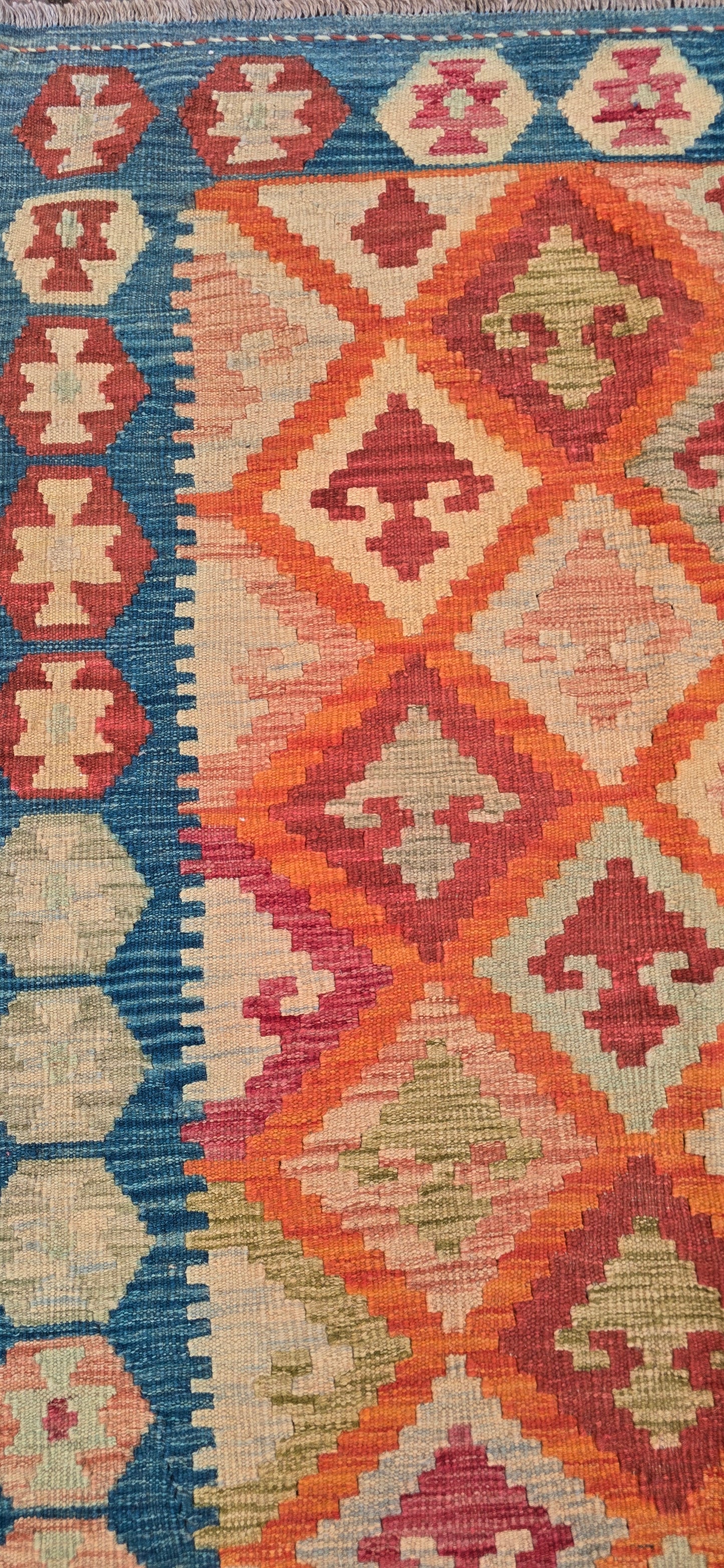 Afghaans Kelim 344 X 263 Cm