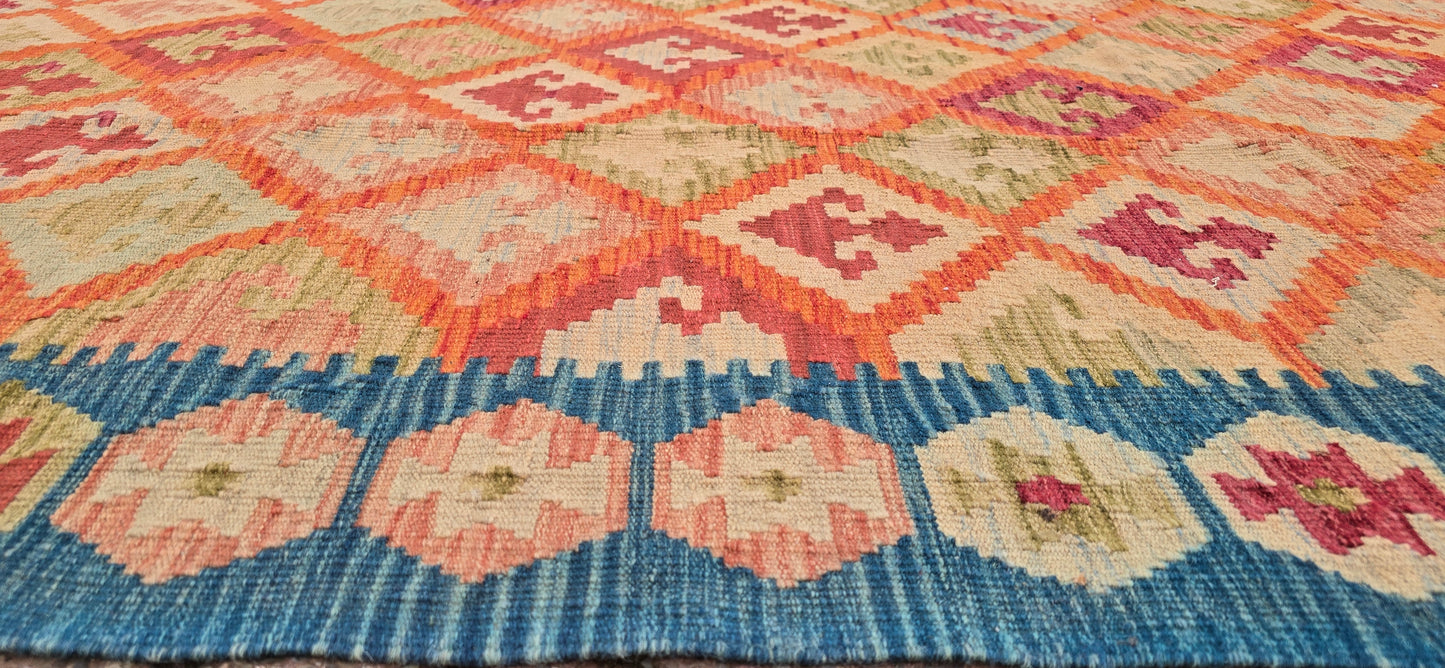 Afghaans Kelim 344 X 263 Cm
