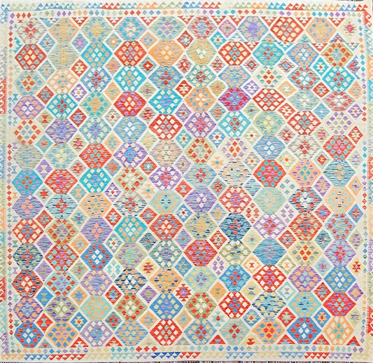 Afghaans Kelim 395 X 305 Cm