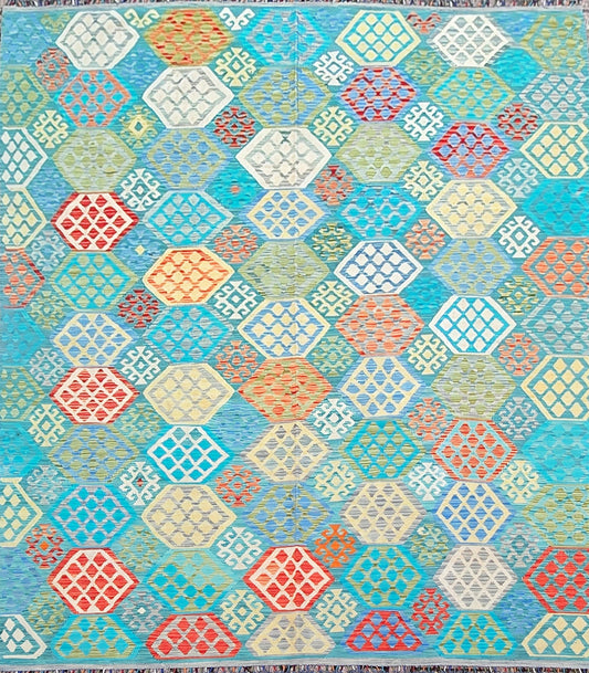 Kelim Afghaans 348 X 253 Cm