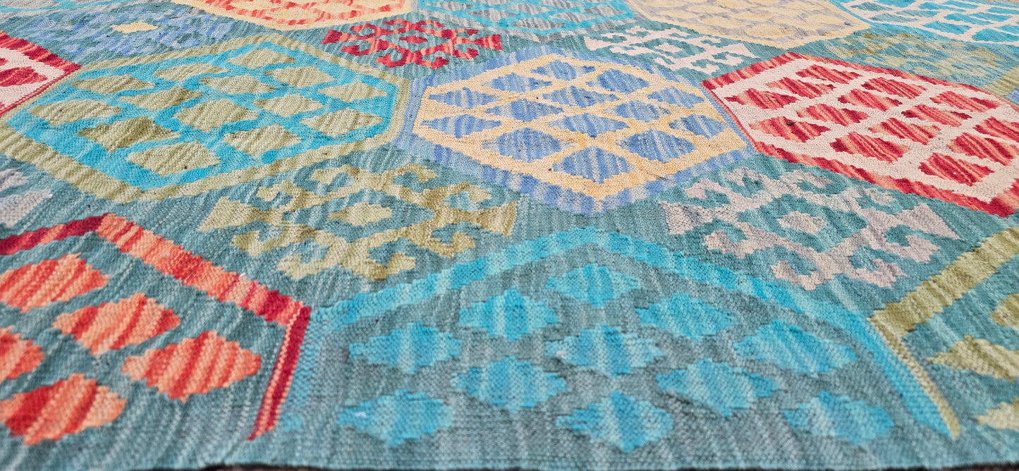 Kelim Afghaans 348 X 253 Cm