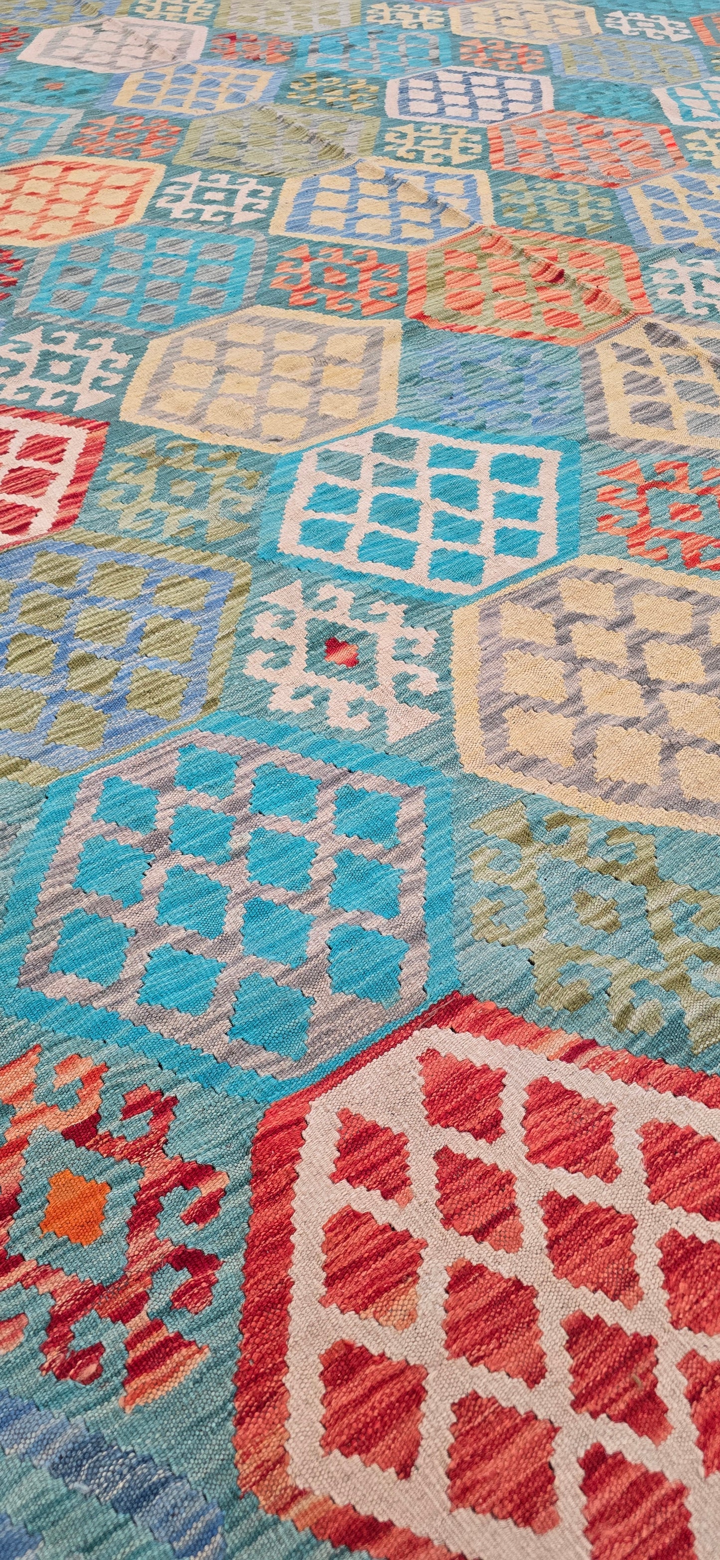 Kelim Afghaans 348 X 253 Cm