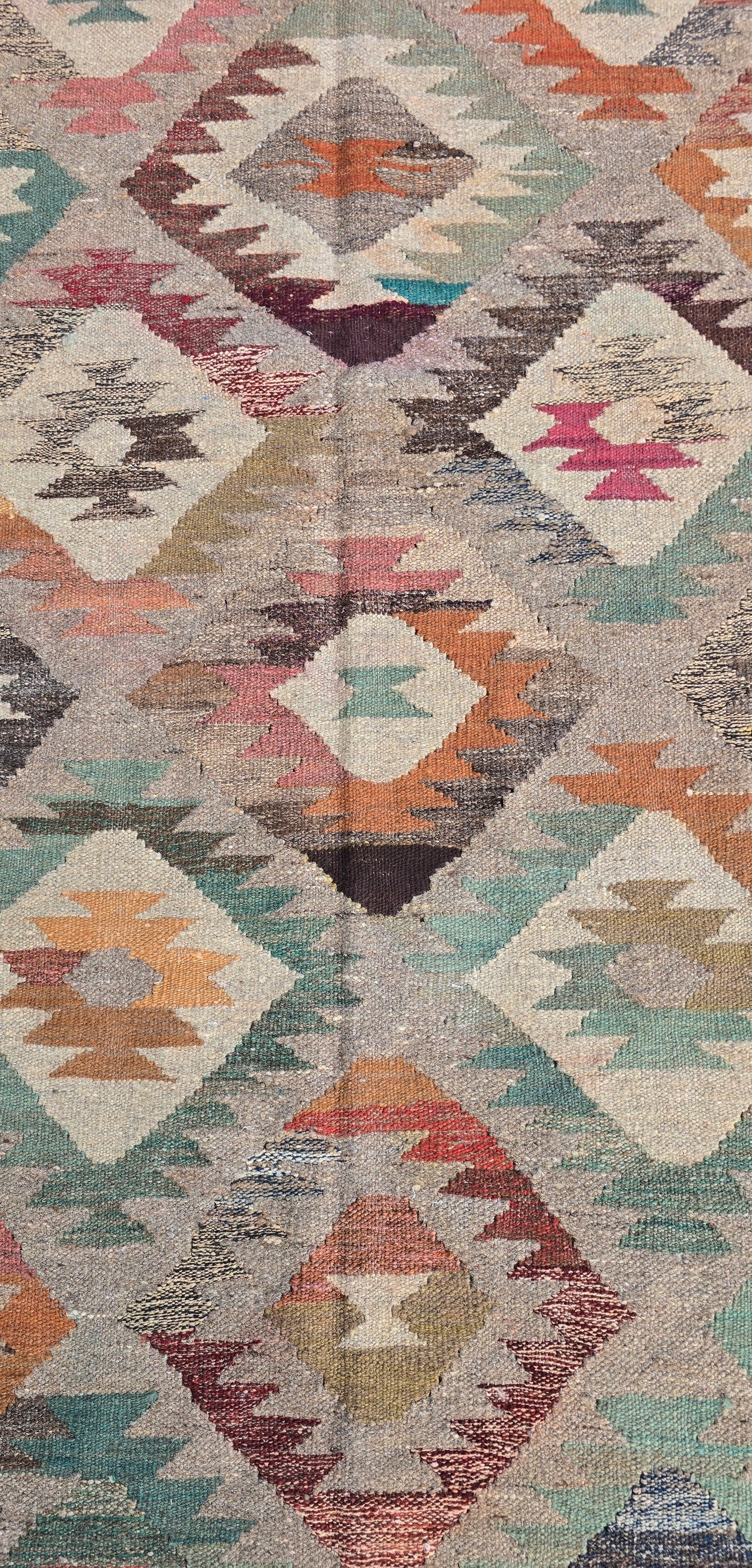 Handgeweven Oosterse Kelim 280 X 198 Cm