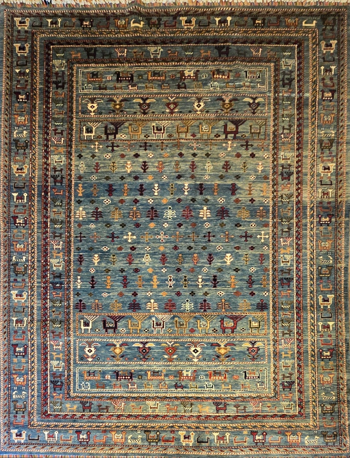 Handgeweven Shasavan Tapijt 295 X 200 Cm