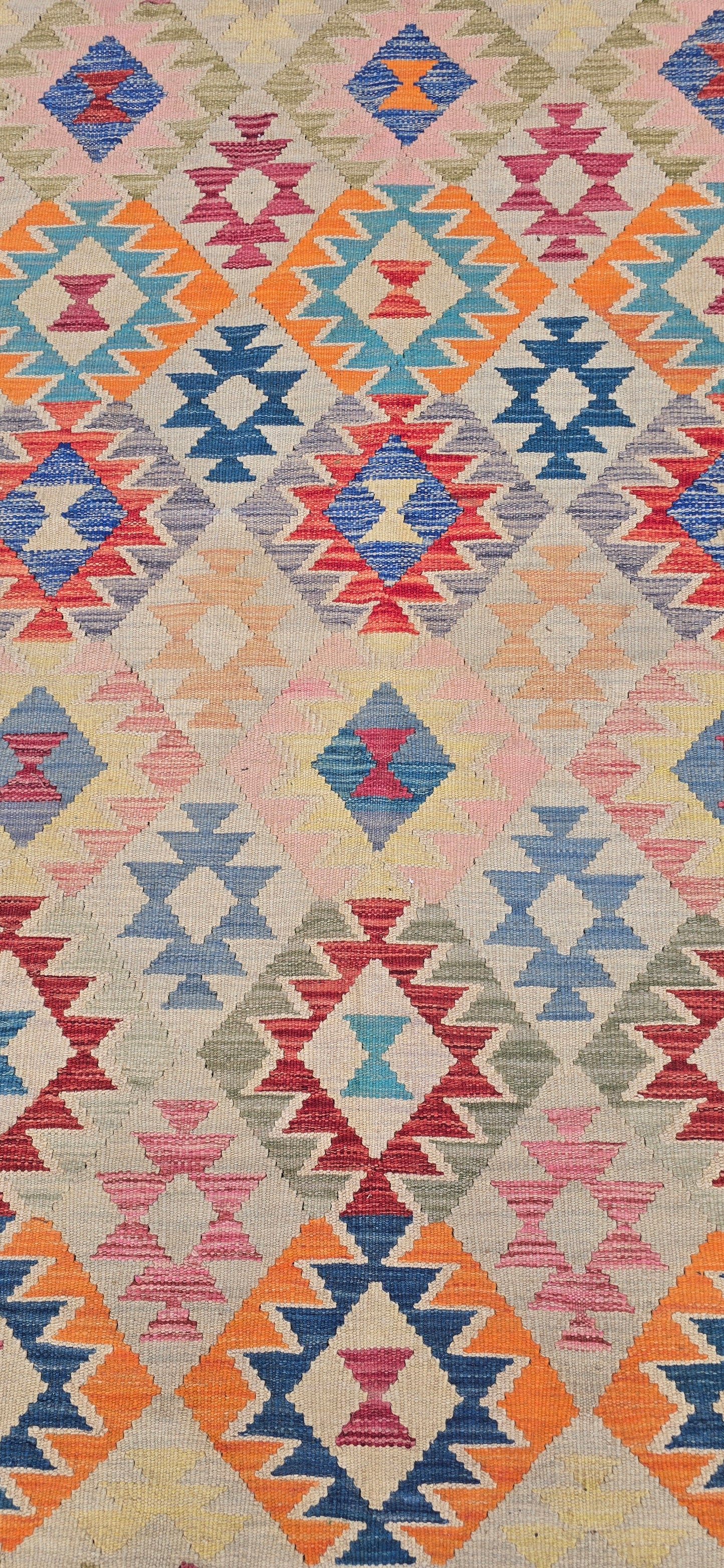 Handgeweven Oosterse Kelim 241 X 173 Cm