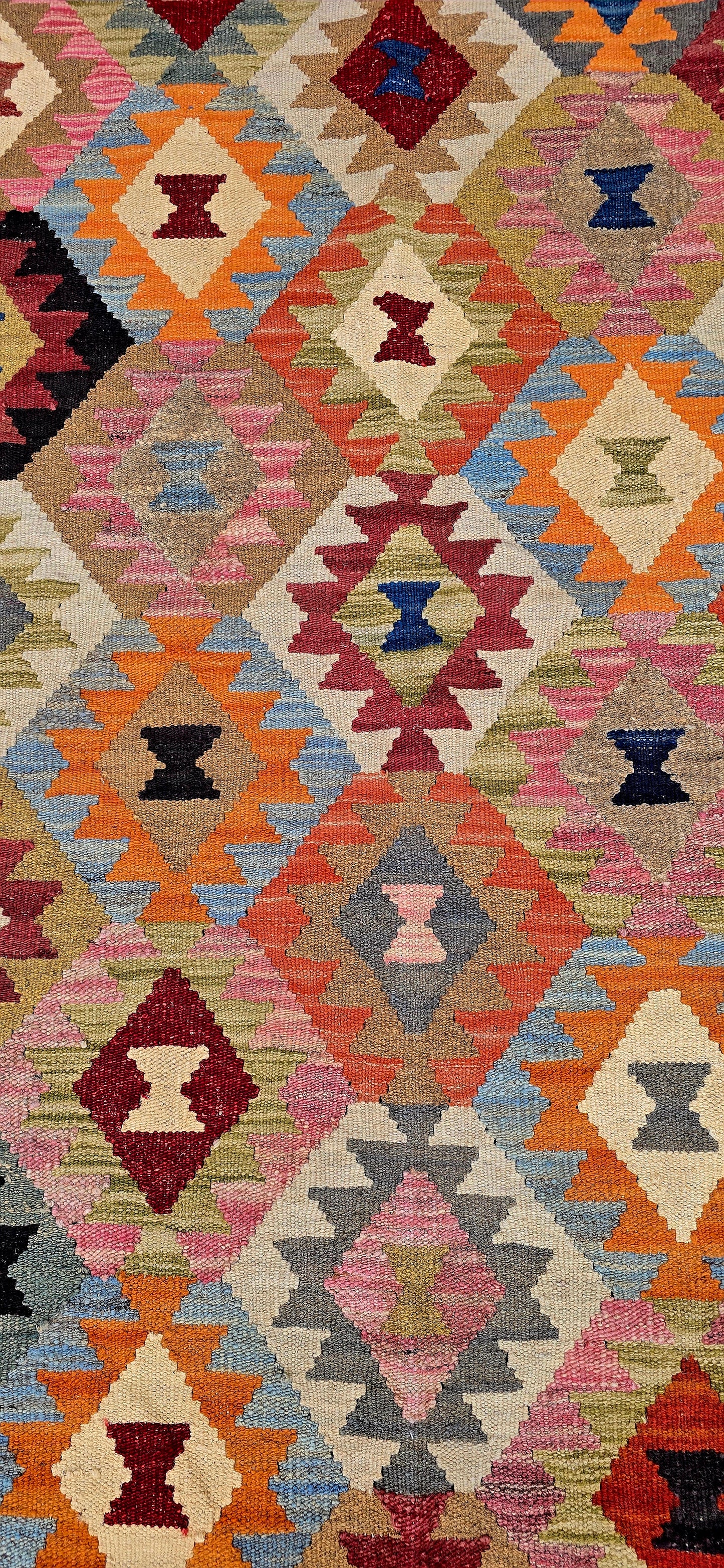 Handgeweven Oosterse Qashqai Kelim 200 X 153 Cm