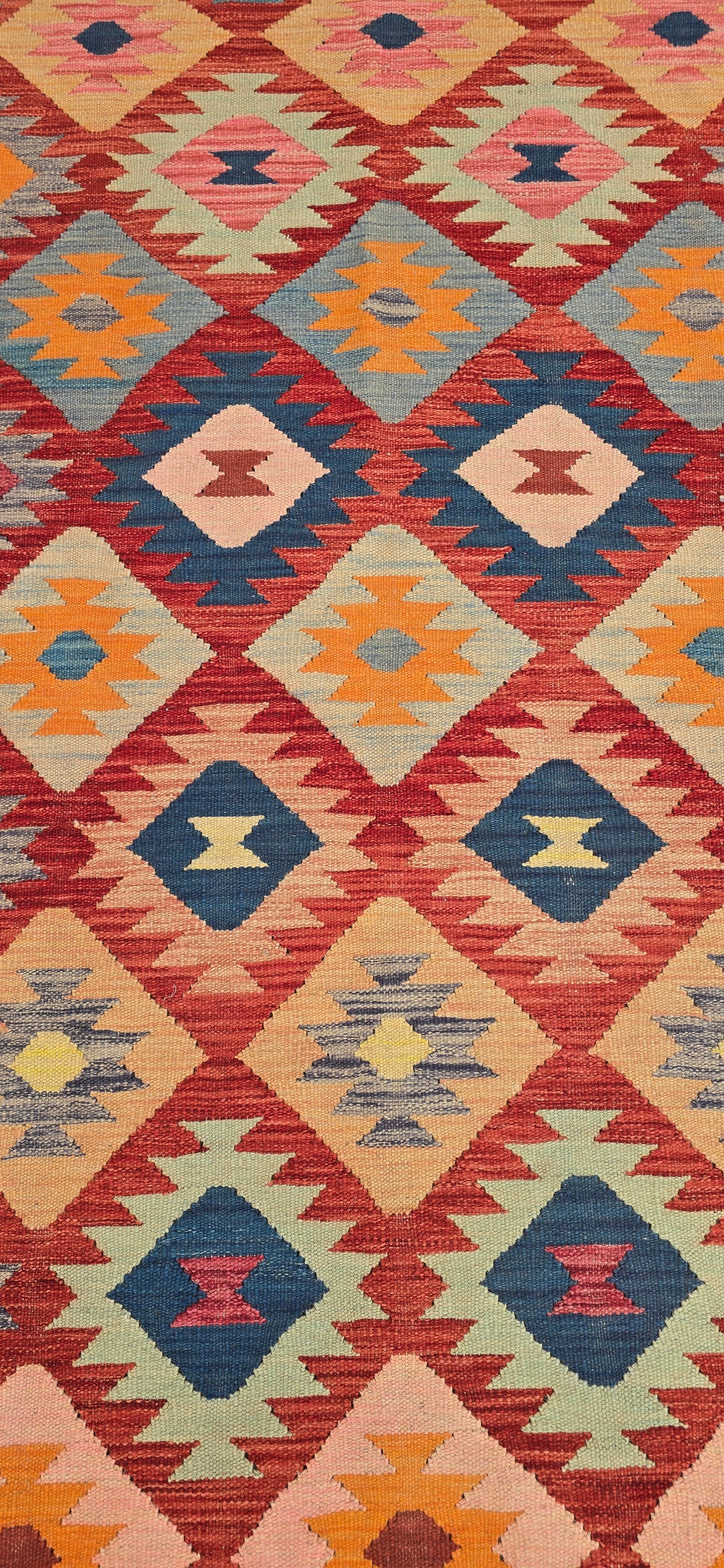 Handgeweven Oosterse Kelim 248 X 169 Cm