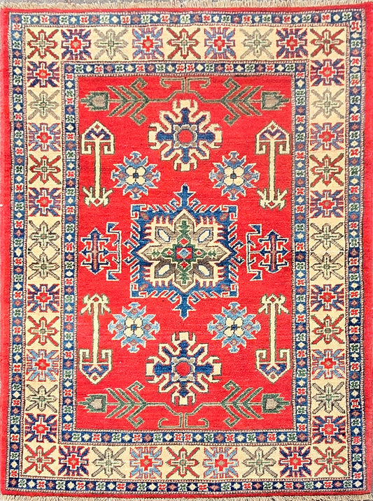 Oosterse Kazak Tapijt 150 X 102 Cm