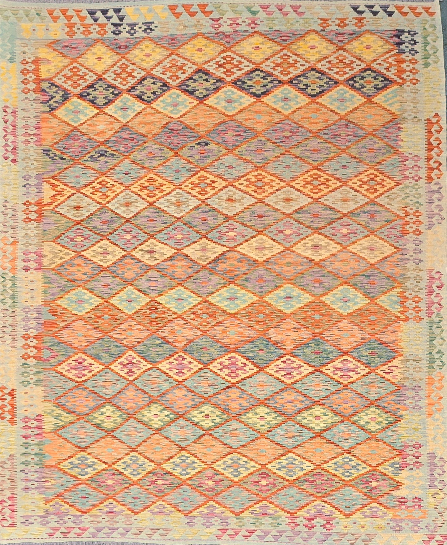 Handgeweven Afghaans Kelim 302 X 205 Cm