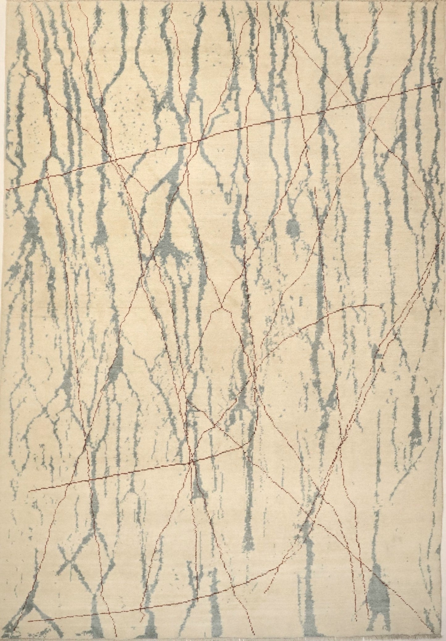 Beni Ouarain Style Laagpool Vloerkleed 292 X 206 Cm