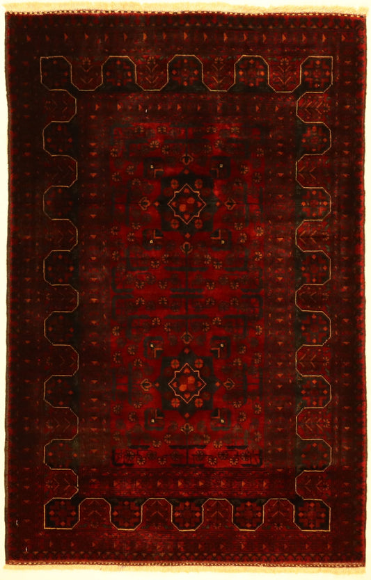 Fijne Afghan122 X 80 Cm