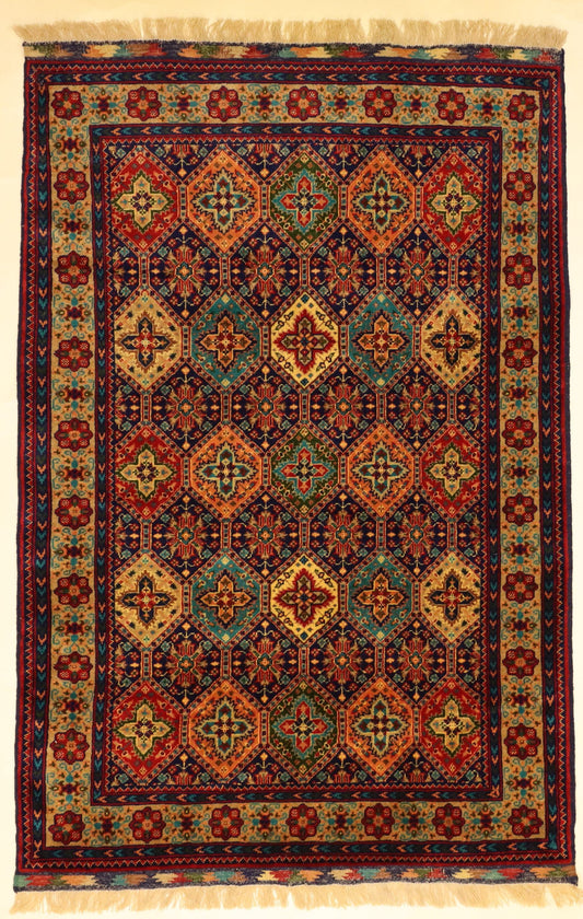 Afghaans Kashi Design 150 X 100 Cm
