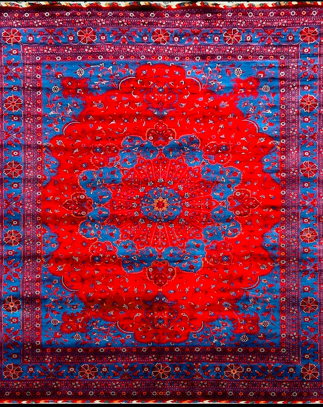 Fijn geknoopte Afghaan Tapijt 476 X 383 Cm