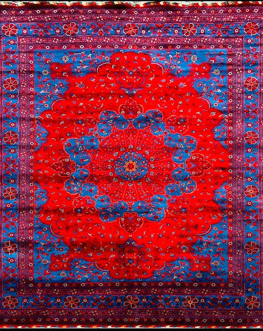 Fijn geknoopte Afghaan Tapijt 476 X 383 Cm